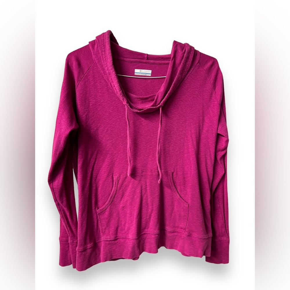 Columbia Pink pullover shirt women’s size XL